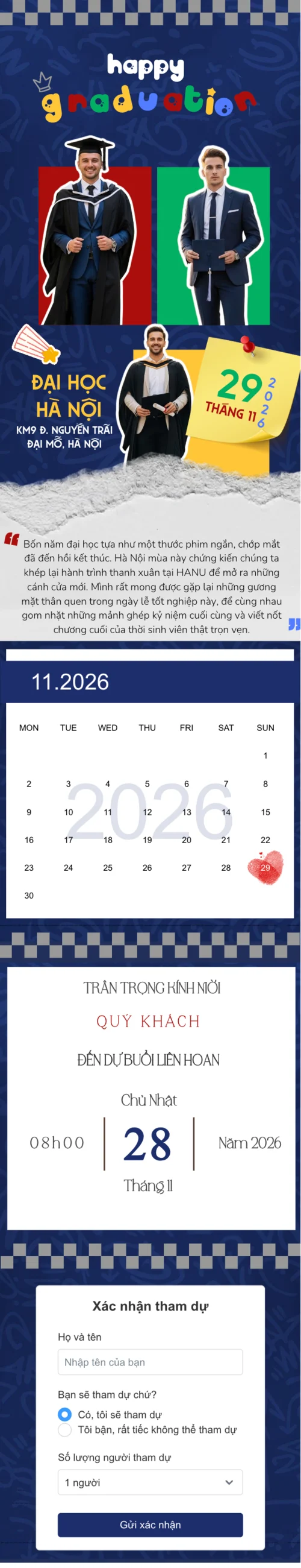 Thiệp online miễn phí - Thiệp tốt nghiệp 4 | Cinelove