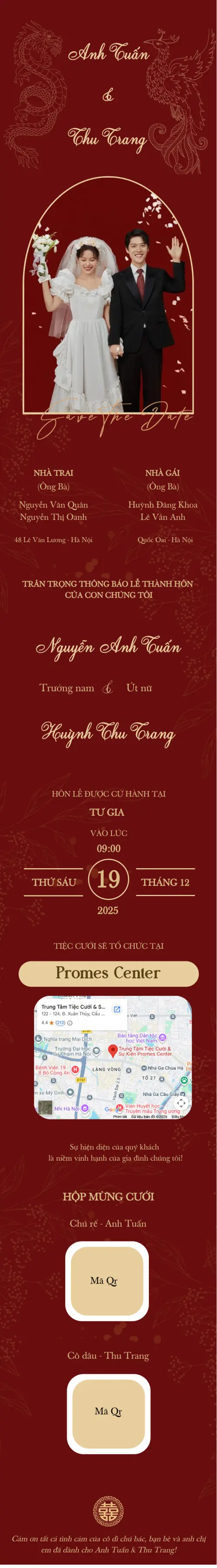 Thiệp cưới online miễn phí - Thiệp cưới 102 | Cinelove
