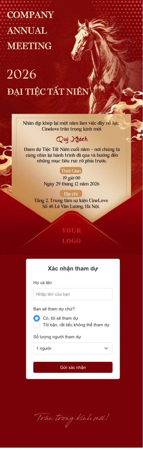 Thiệp online miễn phí - Thiệp Tất Niên 5 | Cinelove