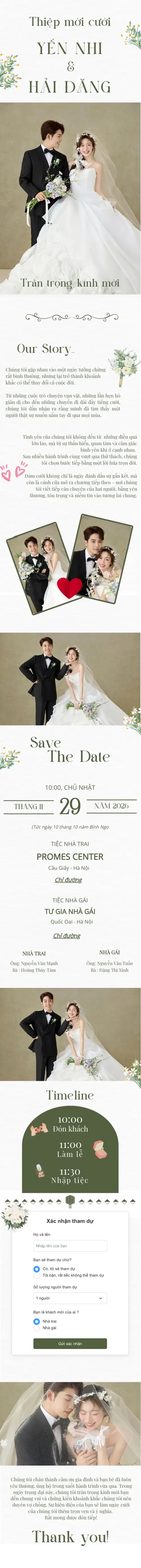 Thiệp cưới online miễn phí - Thiệp cưới 101 | Cinelove