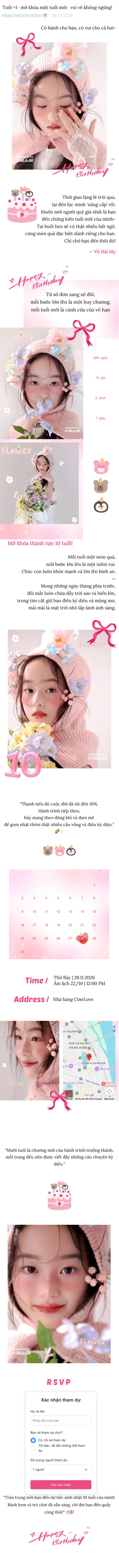 Thiệp sinh nhật online miễn phí - Thiệp sinh nhật 09 | Cinelove