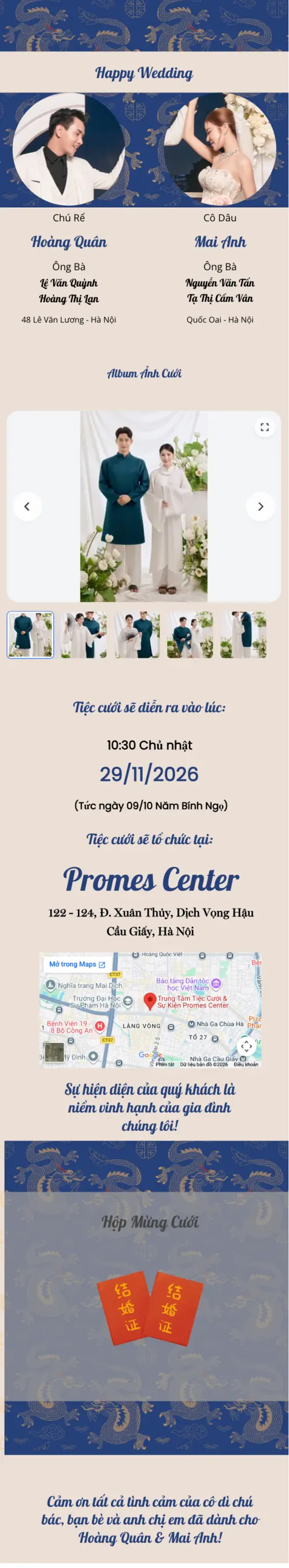 Thiệp cưới online miễn phí - Thiệp cưới 97 | Cinelove