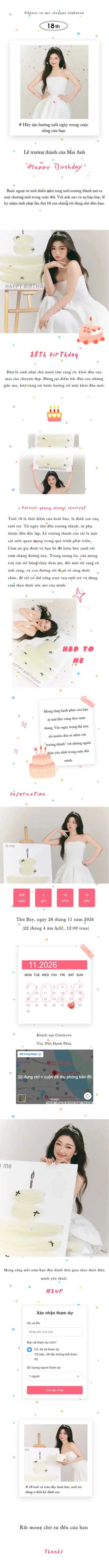 Thiệp sinh nhật online miễn phí - Thiệp sinh nhật 07 | Cinelove